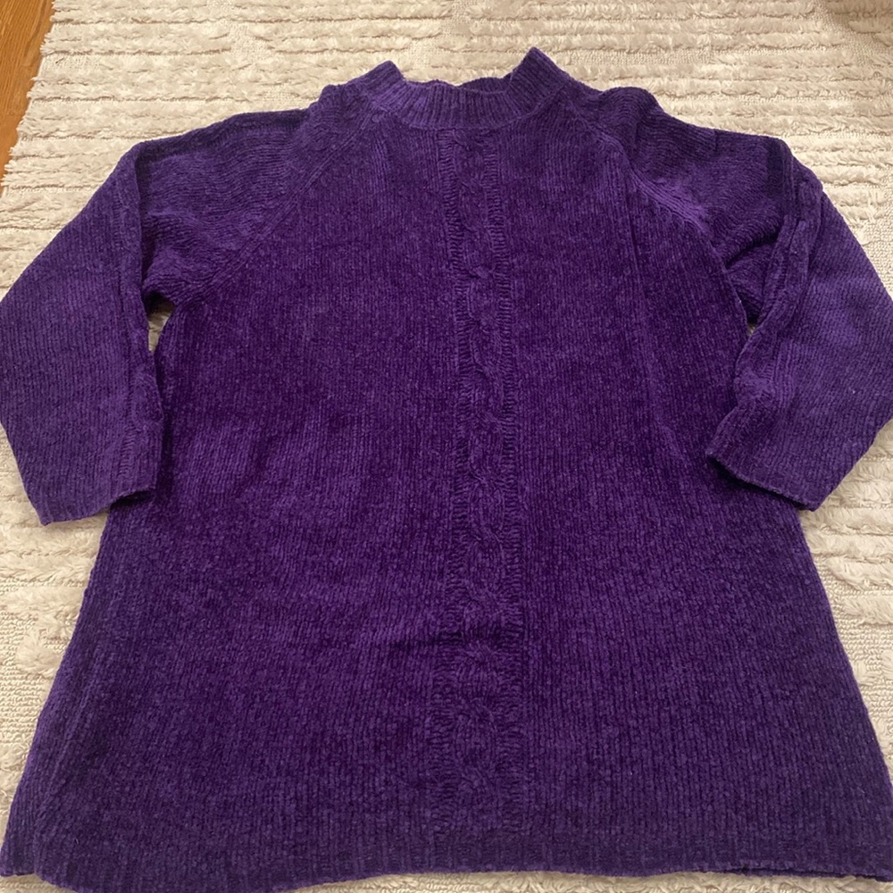 ⭐️ BOGO ⭐️ Vintage Karen Scott Chenille Sweater Sz L